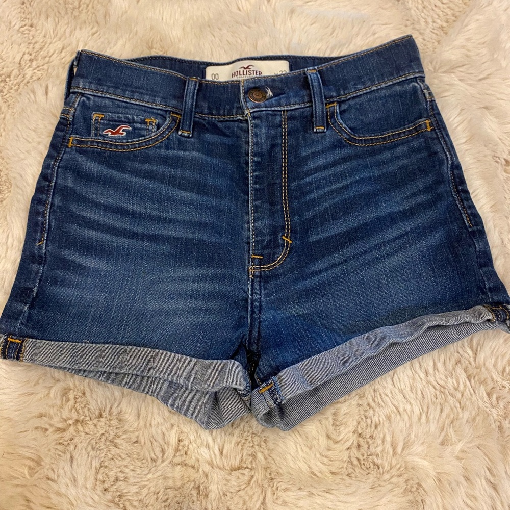 Hollister Blue Denim Shorts